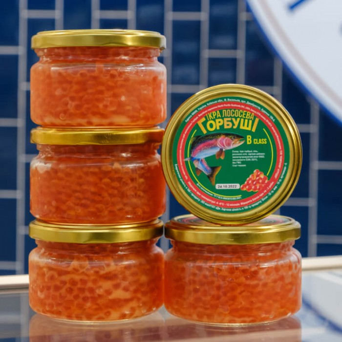 Ікра горбуші Америка 0,250 скло