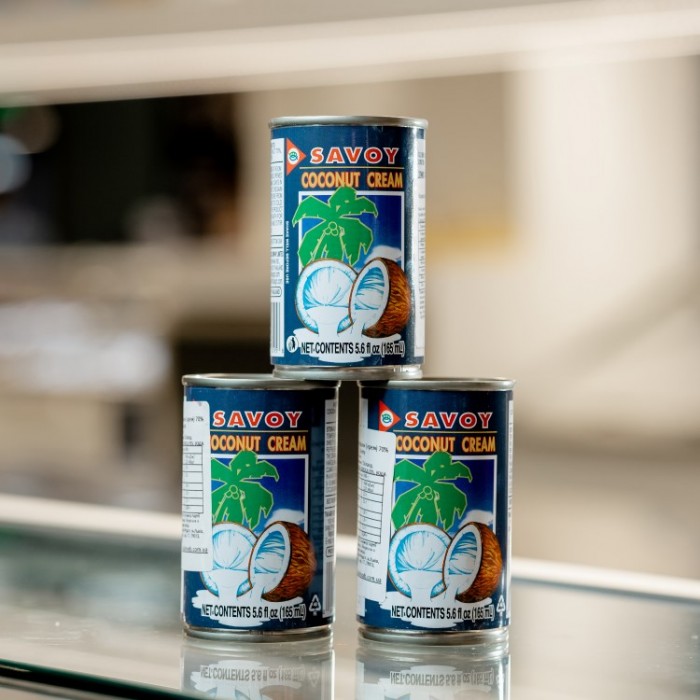 Вершки кокосові(крем) 70% Savoy 165мл з/б
