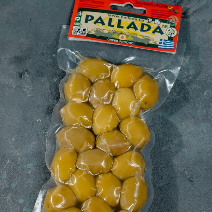 Зелені оливки "Pallada" 71-90 200г