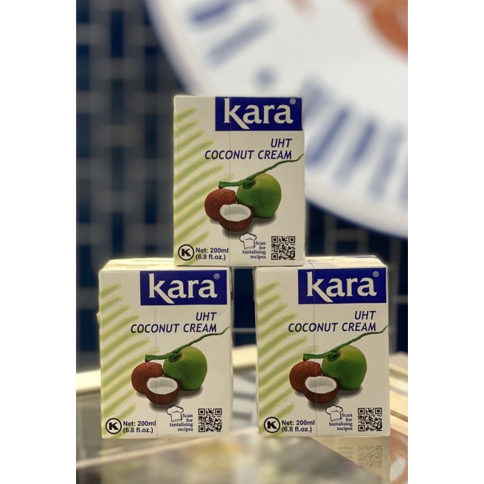 Вершки кокосові пастеризовані 24% Kara 200мл