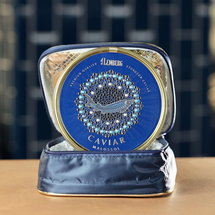 Ікра чорна осетрова Lemberg Caviar, 500 г, з/б (по передзамовленню)