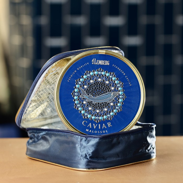Ікра чорна осетрова Lemberg Caviar, 500 г, з/б (по передзамовленню)