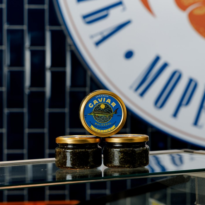 Ікра чорна осетра скло 0,250 г. Ікра чорна осетра скло 0,250 г.